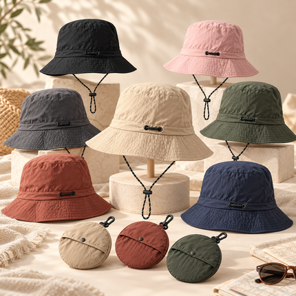 Sun Hat for Hiking and Travel, Packable Beach Hat with UPF 50+ Protection, Water Resistant Summer Hat Quick Drying_00
