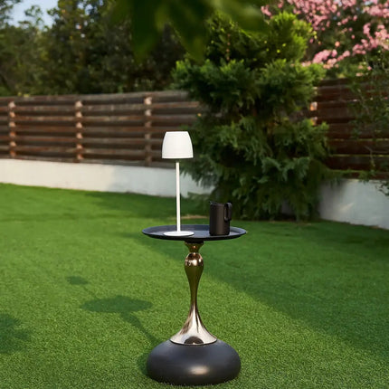 Cordless Waterproof Table Lamp with Dimmable LED Light | Adjustable Brightness for Indoor and Outdoor Use