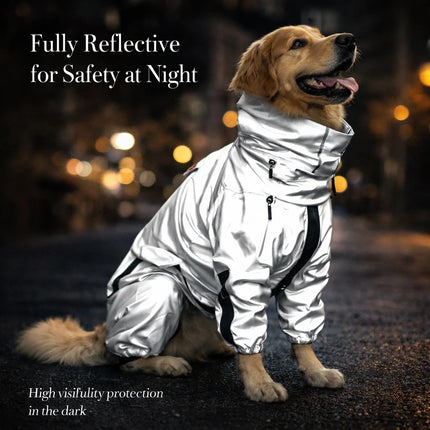 Waterproof Dog Rain Coat with Reflective Design | Breathable Protection for All-Weather Outdoor Adventures 2