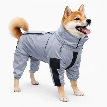 Waterproof Dog Rain Coat with Reflective Design | Breathable Protection for All-Weather Outdoor Adventures 3