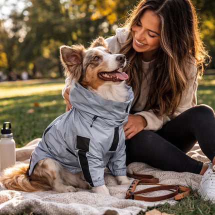 Waterproof Dog Rain Coat with Reflective Design | Breathable Protection for All-Weather Outdoor Adventures 4