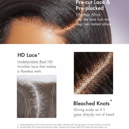 Glueless Bob Wig with Natural Yaki Texture | Blunt Cut Lace Front for Quick and Comfortable Styling