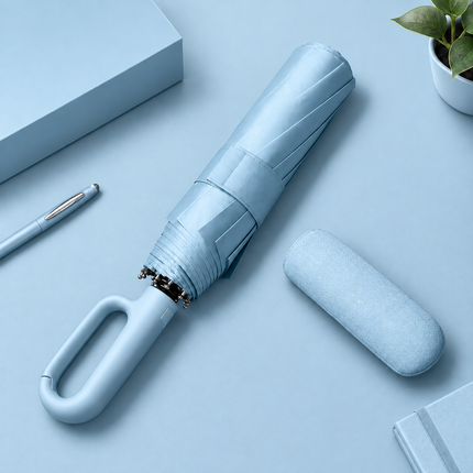 Umbrella for Sun and Rain, Compact Travel Umbrella with Automatic Open and Close, Wind Resistant UV Umbrella with 8 Ribs_02