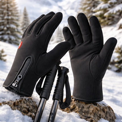 Thermal Winter Gloves with Touchscreen Capability | Adjustable Heating for Outdoor Activities