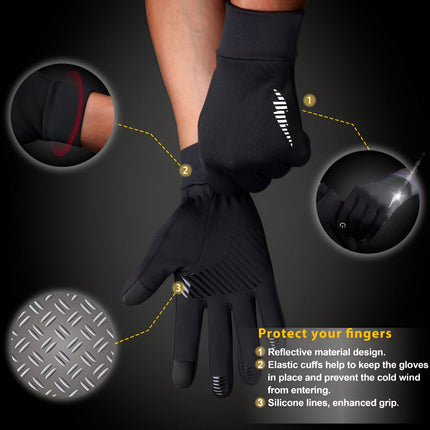 Winter Touchscreen Gloves for Active Outdoor Use | Thermal Non-Slip Design for Warmth and Control