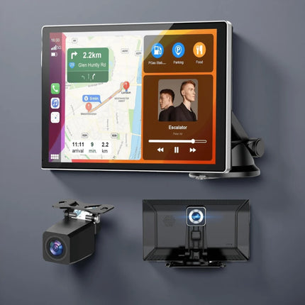 Wireless CarPlay and Android Auto Adapter with 22 cm Touchscreen Display | Seamless Connectivity for Smart Driving Experience