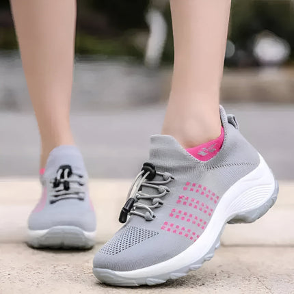 Supportive Women's Sneakers with Flexible Upper | Athletic Design for Everyday Comfort and Stability