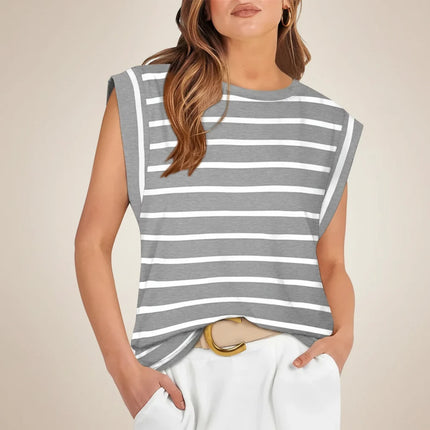 Women’s Sleeveless Tank Top with Loose Fit | Soft Knit Blouse for Easy Summer Style