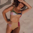 Bikini Sets for Women, High Waisted Bikini Bottom and Bikini Top, Two Piece Bathing Suit Set for Beach_00