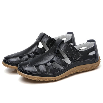 Closed Toe Women's Sandals for Summer with Adjustable Strap | Comfortable Walking Shoes for Daily Errands and Casual Outings