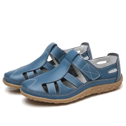 Closed Toe Women's Sandals for Summer with Adjustable Strap | Comfortable Walking Shoes for Daily Errands and Casual Outings
