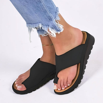 Women's Sandals Slip On with Open Toe Design | Comfortable Casual Walking Slides for Everyday Wear