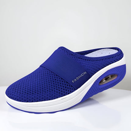 Slip-On Walking Shoes for Women with Cushion Sole | Comfortable Mesh Upper for Everyday Wear