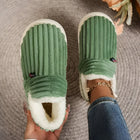 Womens Slippers House Indoor, Non Slip House Slippers for Women with Cozy Winter Lining for Bedroom and Home_00