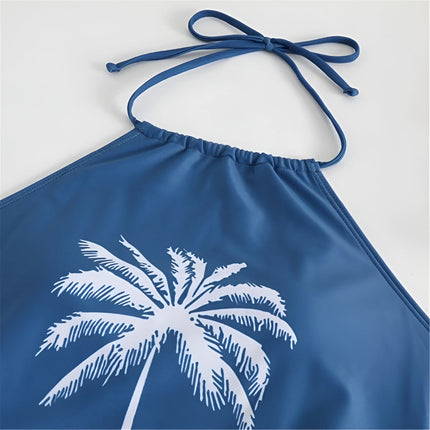 Women's Tankini Swimsuit with Halter Neckline | Beach-Ready Swimwear for Pool and Vacation Fun