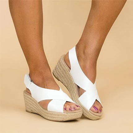 Women's Wedge Espadrilles with Ankle Strap | Comfortable Summer Sandals for All-Day Style