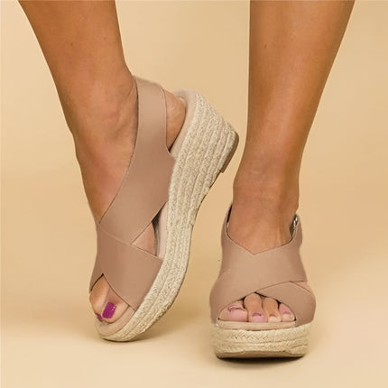 Women's Wedge Espadrilles with Ankle Strap | Comfortable Summer Sandals for All-Day Style