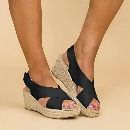 Women's Wedge Espadrilles with Ankle Strap | Comfortable Summer Sandals for All-Day Style