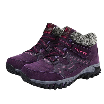 Waterproof Winter Boots for Women with Insulated Interior | Non-Slip Ankle-Height Design for Cold Weather Comfort