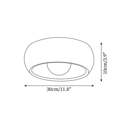 Minimalist Wooden Ceiling Lamp with Soft Ambient LED Light | Elegant Illumination for Modern Interiors