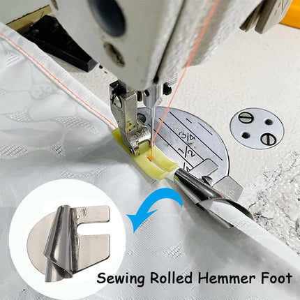 Sewing Machine Presser Foot for Rolled Hems – image 4
