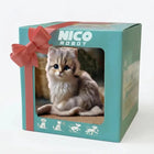 Robotic Cat Plush Toy, Interactive Robot Toys for Kids That Walk and Wag Tail, Robot Pet Kitten with Sound Effects