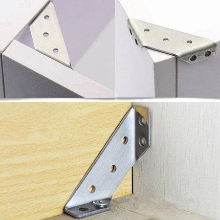 Angle Brackets, Stainless Steel Corner Brackets for Furniture
