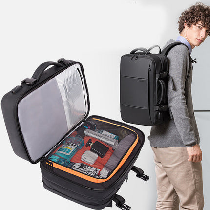Business Casual Backpack with Multi-Pocket Design, Everyday Commuter Daypack for Work and School, 5 Colors