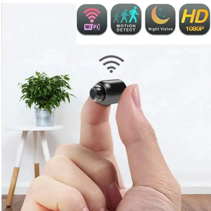 Home Security Camera, Mini Camera with WiFi and 1080P HD Night Vision