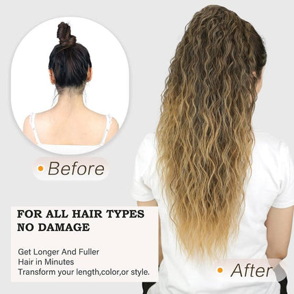 Ponytail Hair Extensions, Drawstring Ponytail Extension – image 26