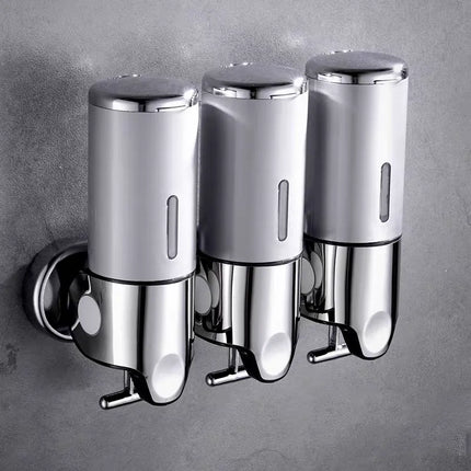 Wall-Mounted Shower Dispenser with Touchless Pump | Durable Design for Mess-Free Bathing