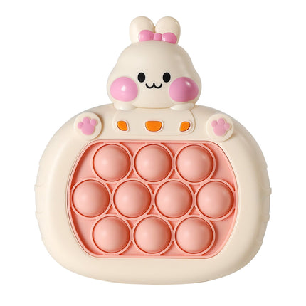 Bubble Popping Game for Kids with Light Up Buttons and Sound Effects, Portable Handheld Travel Toy in 2 Styles