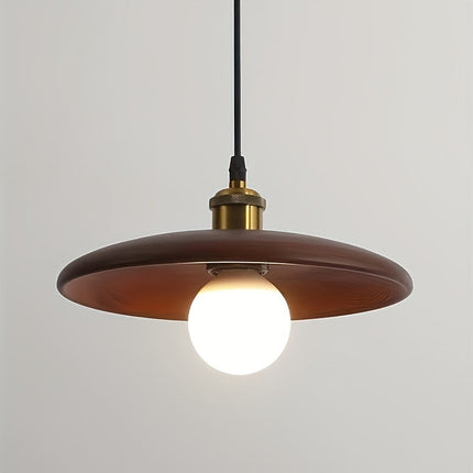 Solid Wood Pendant Light with Adjustable Suspension | Nordic Design for Soft Ambient Glow