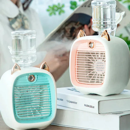 Portable Air Conditioner Fan with Adjustable Speed & Oscillation | Compact Cooling Solution for Home and Office