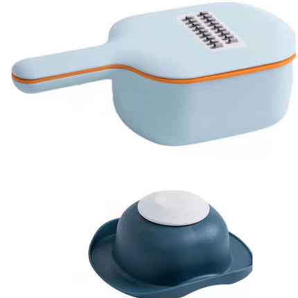 Vegetable Cutter 4-in-1 with Ergonomic Handle, Handheld Kitchen Cutting Tool for Quick Meal Prep, 3 Colors
