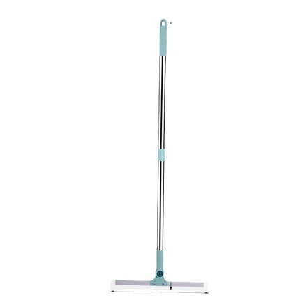 180 Degree Rotating Silicone Mop with Long Handle, Water-Removing Floor Squeegee Mop for Hardwood, Tile and Laminate