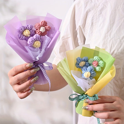 Mini Flower Bouquet Gift with Wrapped Design | Charming Decoration for Mother’s Day and Special Occasions