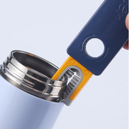 Bottle and Cup Cleaning Brush Set, Silicone Cup Mouth Brush and Twisted Groove Brush, Hanging Quick-Dry Design, Blue or Grey