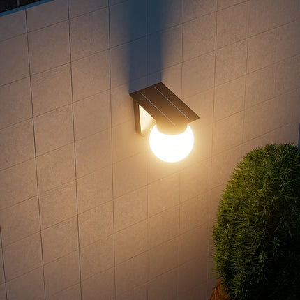 Solar-Powered LED Wall Light with Smart Dusk-to-Dawn Sensor | Dimmable Outdoor Lighting for Patios and Pathways