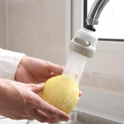 Faucet Spray Head with 3 Stream Modes, 360 Degree Rotating Pressure Boost Tap Attachment, Tool-Free Twist-On Install