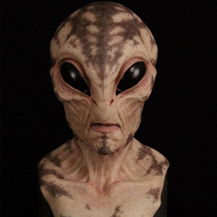 Halloween Mask for Adults, Latex Realistic Mask with Beard, Scary Mask Full Head for Costume Party and Cosplay