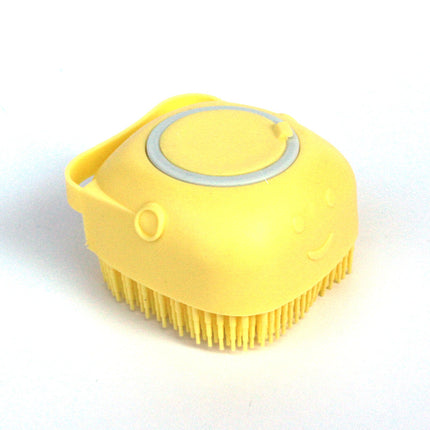 Pet Grooming Brush with Soft Bristles, Gentle Coat Cleaning Brush with Non Slip Grip, Easy Clean Design, 3 Colours