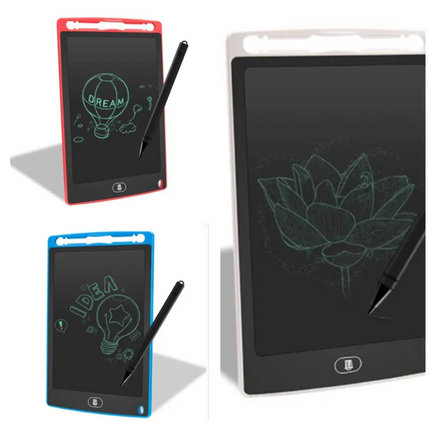 LCD Writing Tablet for Kids, Reusable Doodle Board and Erasable Drawing Pad for Travel and Homework