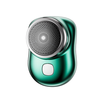 Portable Electric Shaver, USB Rechargeable Compact Travel Razor in Black, Blue, Green or Silver, Pocket-Size Grooming Tool