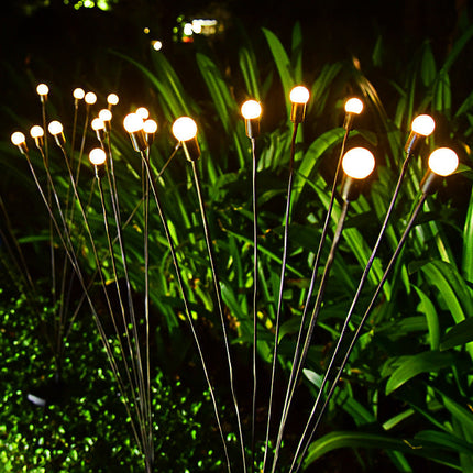 Solar Powered Firefly String Lights with Adjustable Brightness | Outdoor Decor for Magical Evenings