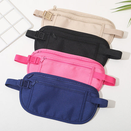 Slim Hidden Money Belt with Adjustable Strap | Secure Travel Wallet for Safety and Convenience