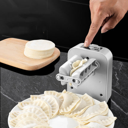 Automatic Dumpling Maker Press for Uniform Crimped Dumplings, Countertop Kitchen Tool for Family Cooking