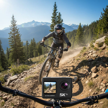 5K Waterproof Action Camera with Night Vision & Mount Kit | Capture Adventures in Ultra-High Definition