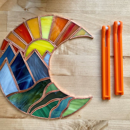 Stained Glass Hand Foiler, Copper Foil Tape Applicator – image 10