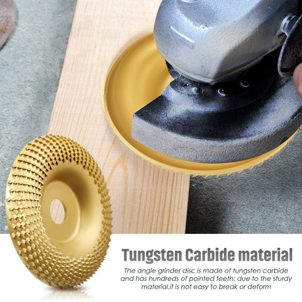 Wood Grinding Disc Set of 3, Carbide Grinding Wheel for Angle Grinder – image 7